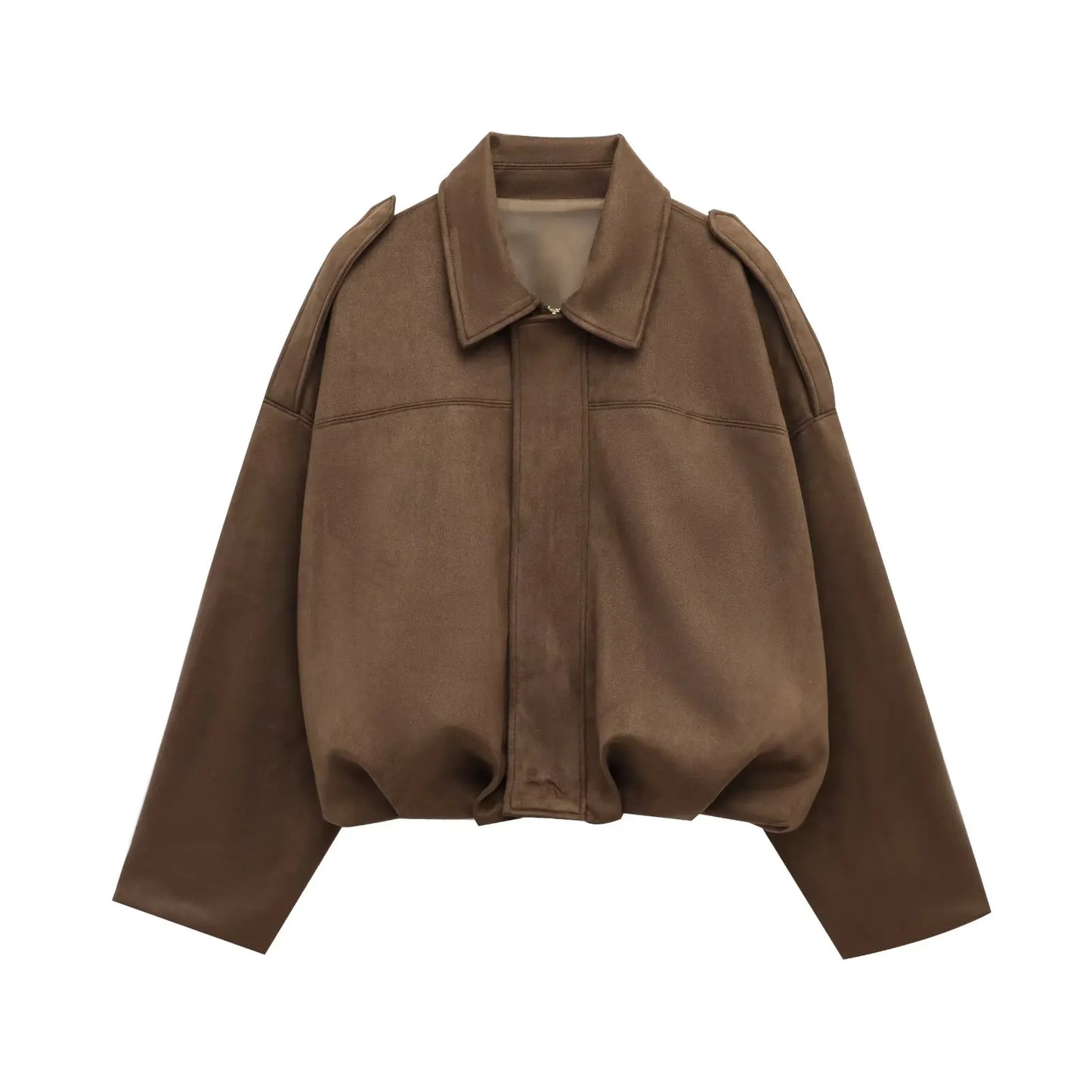 Faux Suede Jacket Women