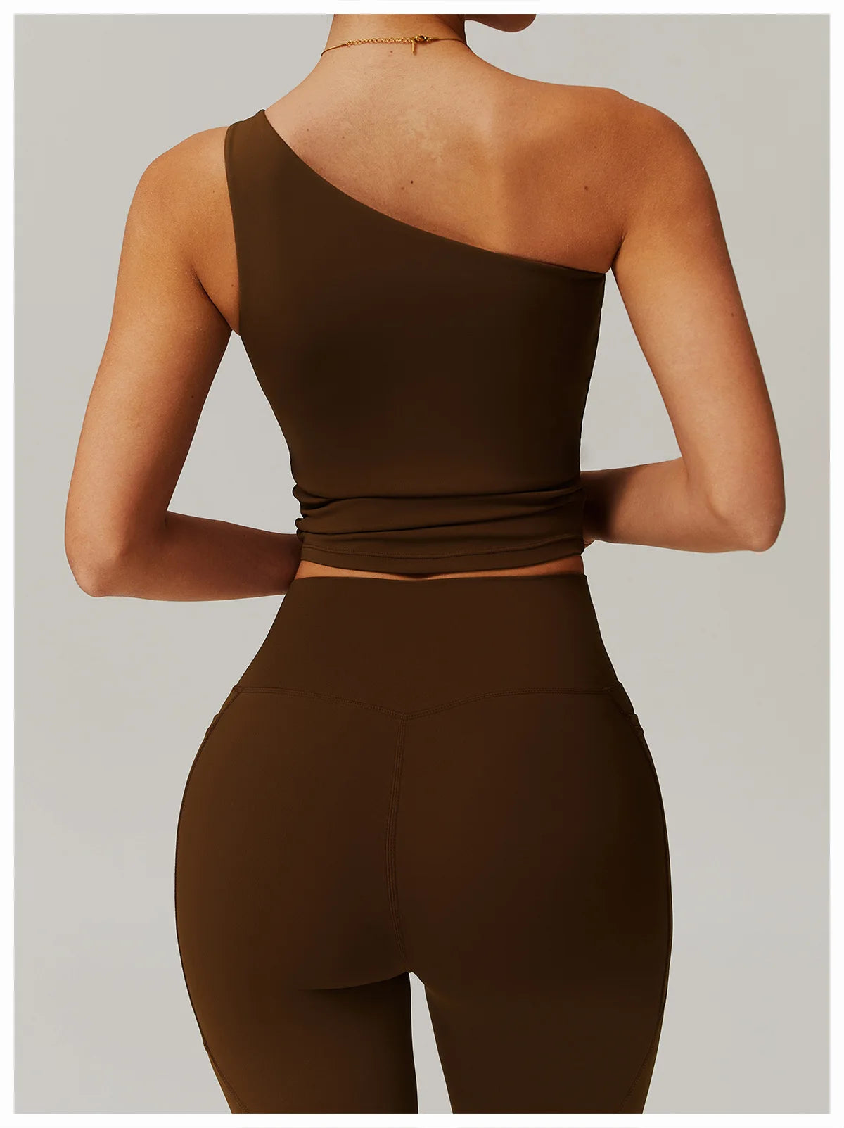 One Shoulder Sports Bra