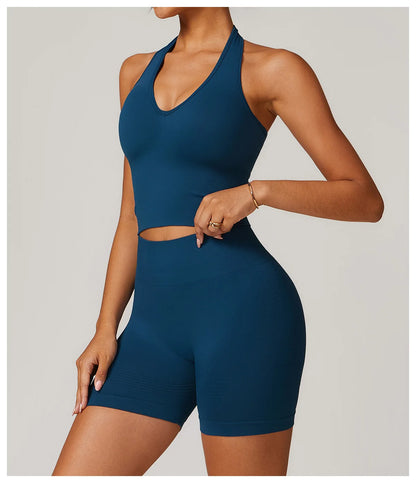 Seamless Push-Up Sports Bra