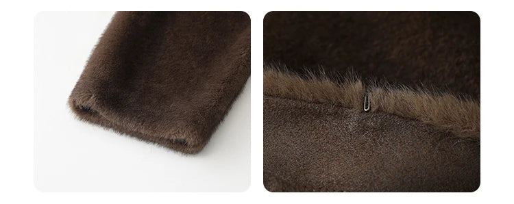 Plush V-Neck Jacket – Winter 2025