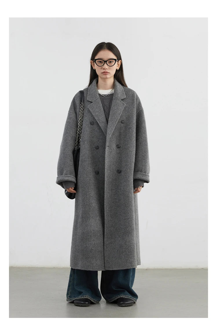 Double-Breasted Wool Coat – Autumn/Winter 2025