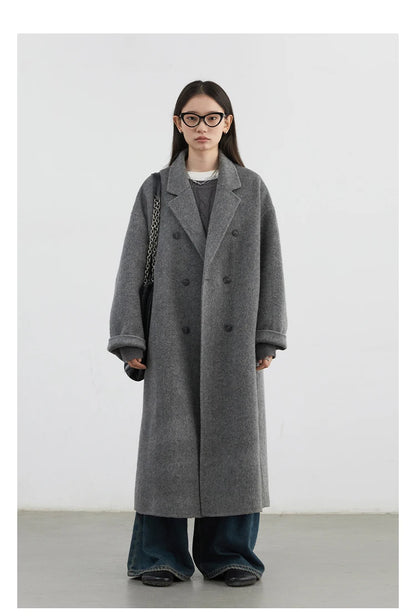 Double-Breasted Wool Coat – Autumn/Winter 2025