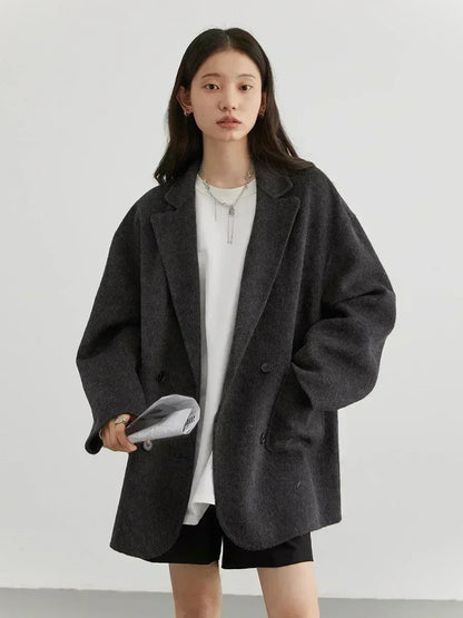Double-Breasted Wool Coat – Winter 2025