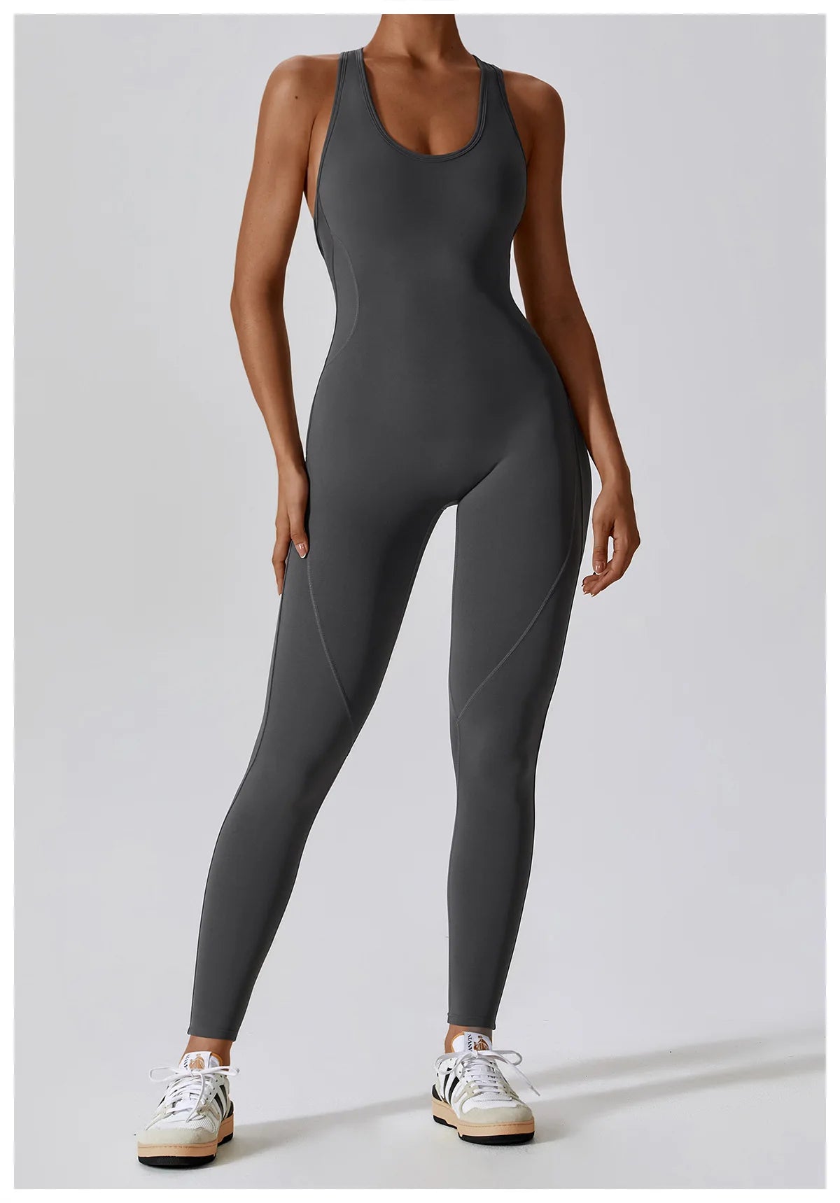 Women’s Yoga Jumpsuit – Push-Up Activewear Bodysuit