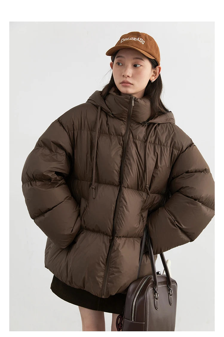 Hooded Puffer Down Coat – Autumn/Winter 2025 Collection