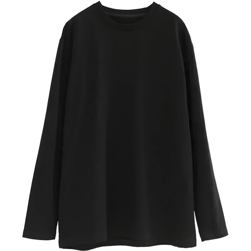 Basic O-Neck Long Sleeve Tee – Spring/Autumn Collection