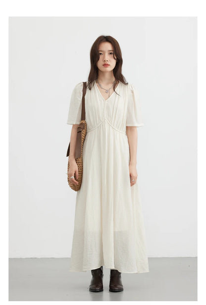 Vintage Puff Sleeve Dress – Summer 2025 Collection