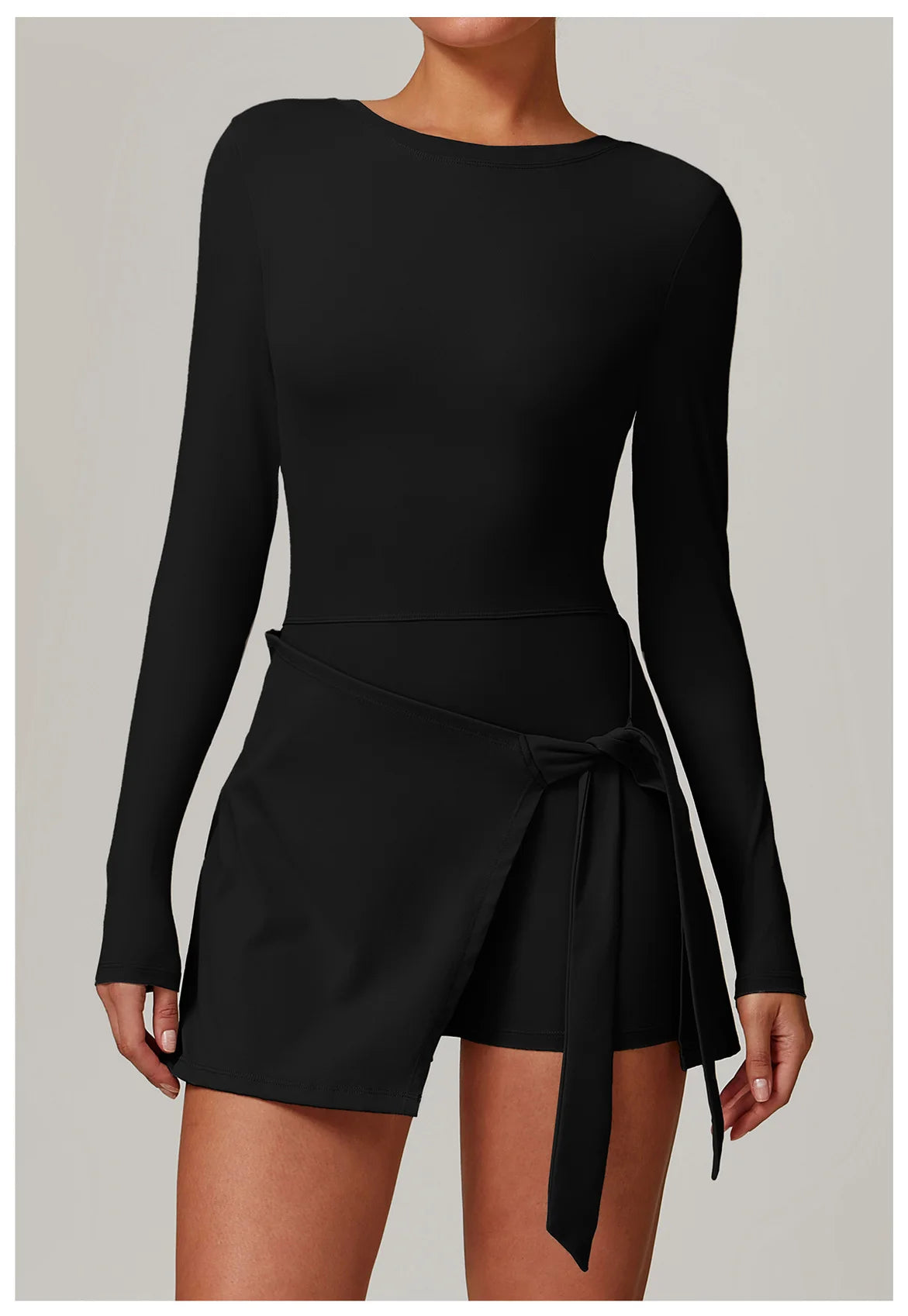 One-Piece Long Sleeve Yoga Jumpsuit