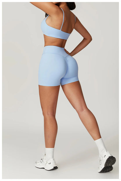 High Waist Push-Up Yoga Shorts