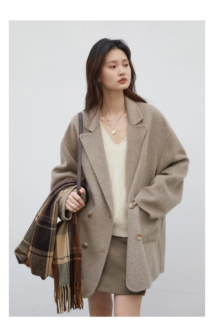 Double-Breasted Wool Coat – Winter 2025