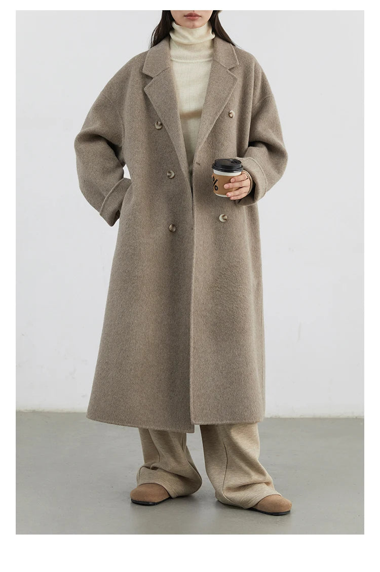 Double-Breasted Wool Coat – Autumn/Winter 2025