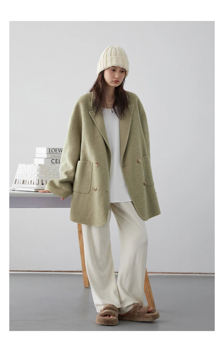 Double-Breasted Wool Coat – Winter 2025