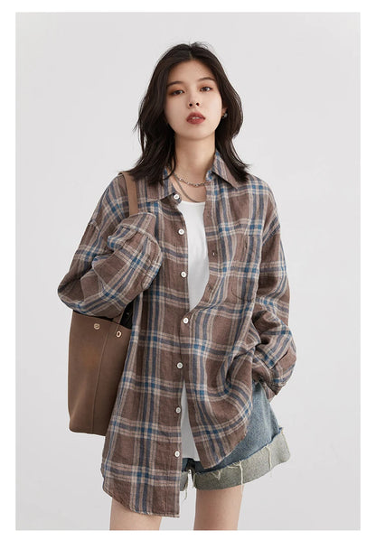 Casual U-Neck Long Sleeve Tee – Spring/Autumn 2025 Collection