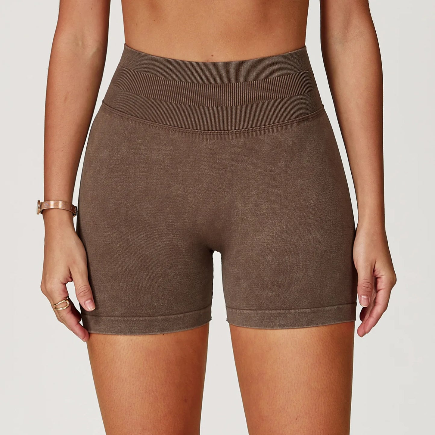 Seamless High Waist Yoga Shorts