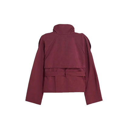 Belted Stand Collar Coat – Autumn 2025