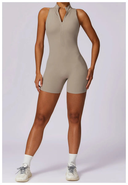 Women’s Zipper Yoga Jumpsuit