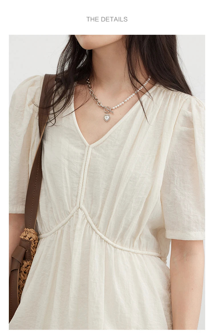 Vintage Puff Sleeve Dress – Summer 2025 Collection