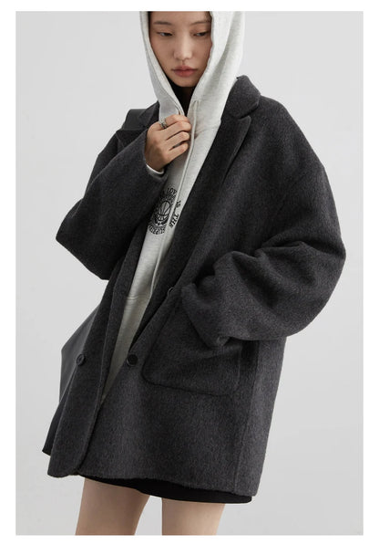 Double-Breasted Wool Coat – Winter 2025