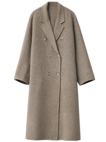 Double-Breasted Wool Coat – Autumn/Winter 2025