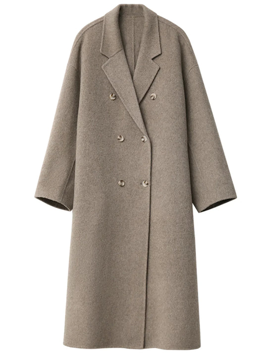 Double-Breasted Wool Coat – Autumn/Winter 2025