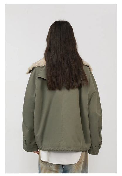 Retro Motorcycle Cotton Jacket – Winter 2025 Collection