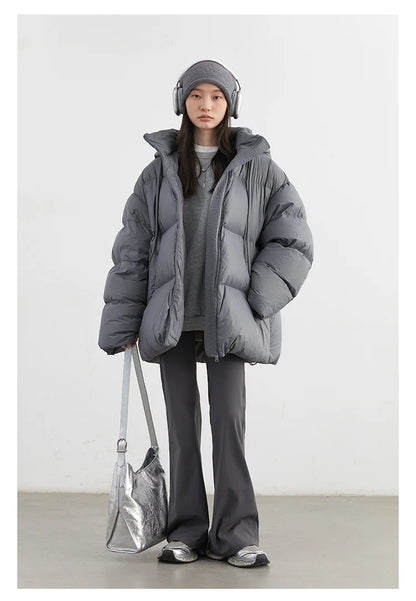 Hooded Puffer Down Coat – Autumn/Winter 2025 Collection