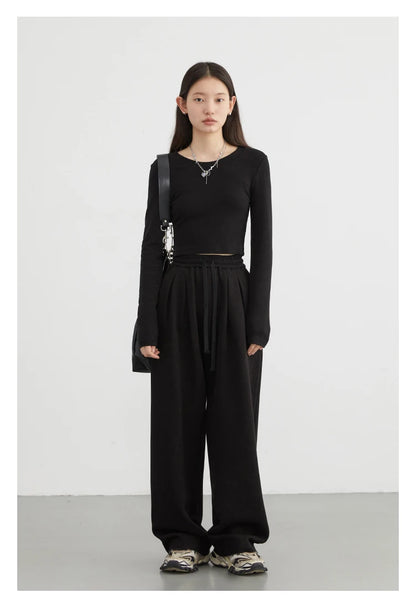 High Waist Drawstring Pants – Autumn/Winter 2025