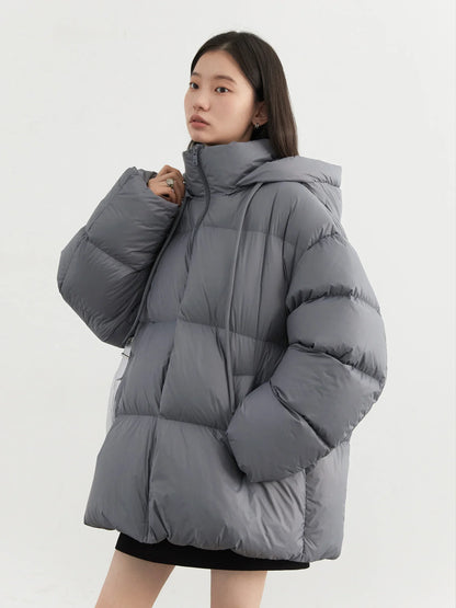 Hooded Puffer Down Coat – Autumn/Winter 2025 Collection