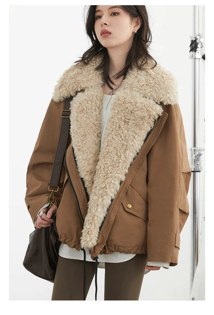 Retro Motorcycle Cotton Jacket – Winter 2025 Collection