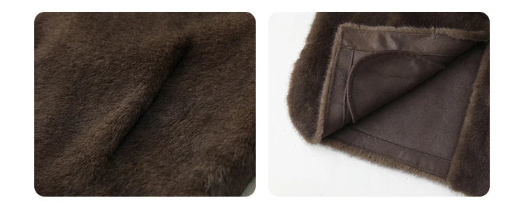 Plush V-Neck Jacket – Winter 2025