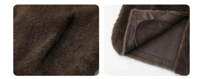 Plush V-Neck Jacket – Winter 2025