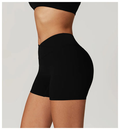 High Waist Push-Up Yoga Shorts