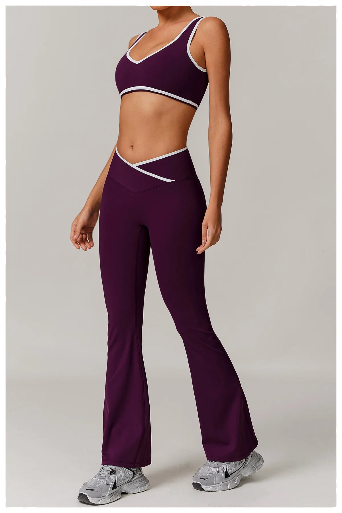 Women’s 2PCS Yoga Set – High Waist Leggings and Sports Bra