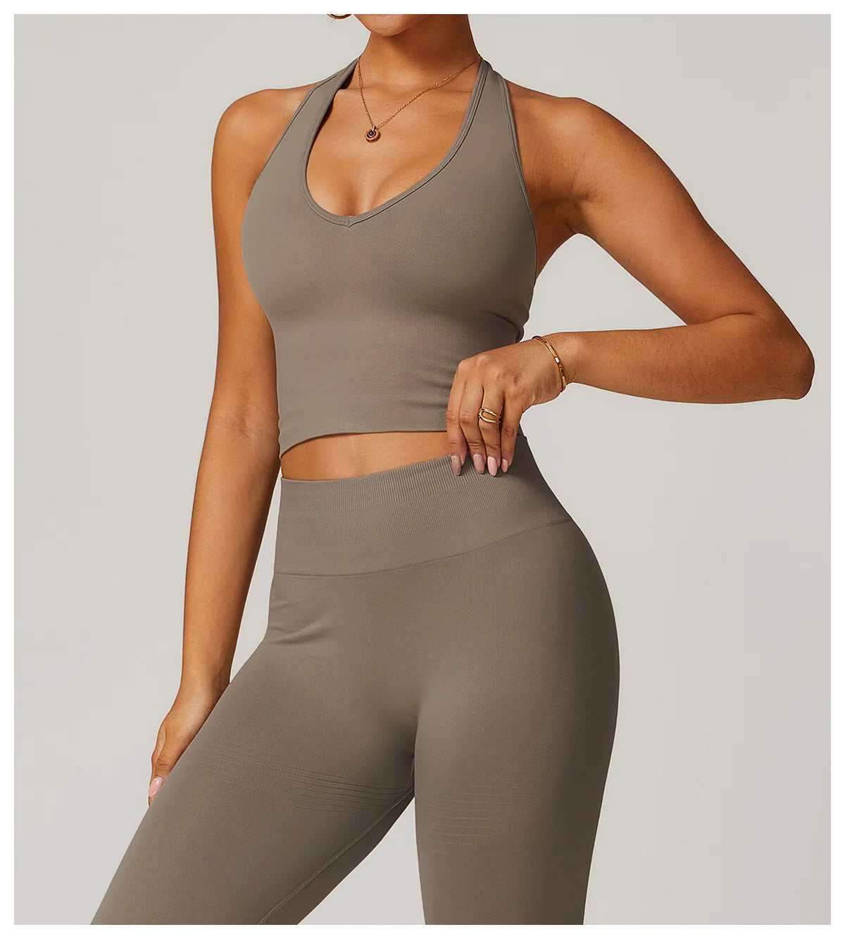 Seamless Push-Up Sports Bra