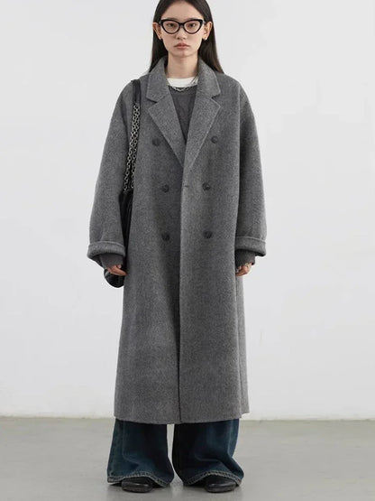 Double-Breasted Wool Coat – Autumn/Winter 2025