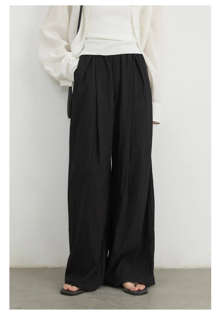 High-Waist Wide Leg Trousers – Spring/Summer 2025 Collection