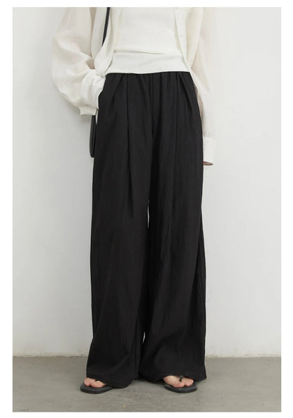 High-Waist Wide Leg Trousers – Spring/Summer 2025 Collection