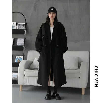 Double-Sided Wool Coat – Autumn/Winter 2025