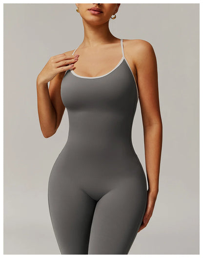 Women’s V-Back Yoga Jumpsuit