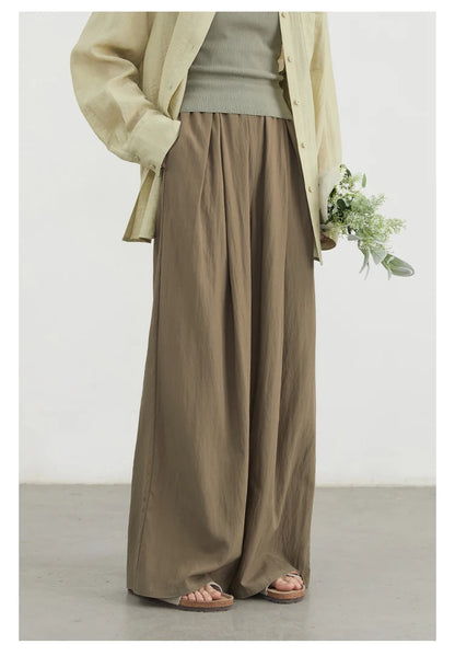High-Waist Wide Leg Trousers – Spring/Summer 2025 Collection