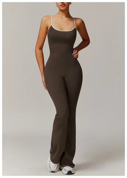 Women’s V-Back Yoga Jumpsuit
