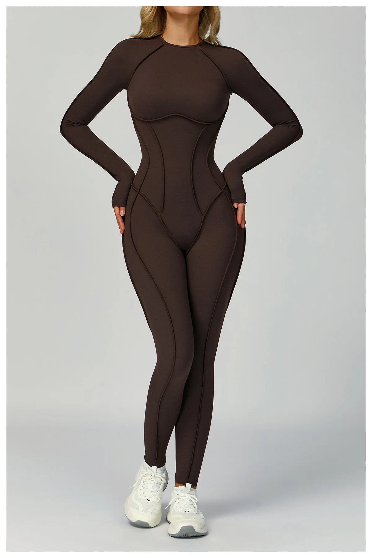 Women’s Long Sleeve Yoga Jumpsuit