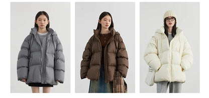 Hooded Puffer Down Coat – Autumn/Winter 2025 Collection