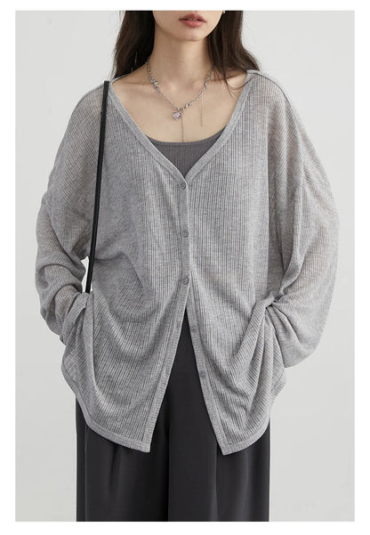 V-Neck Cardigan – Spring/Summer 2025
