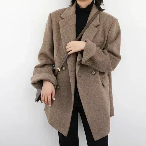 Wool Blend Mid-Long Coat – Autumn/Winter 2025