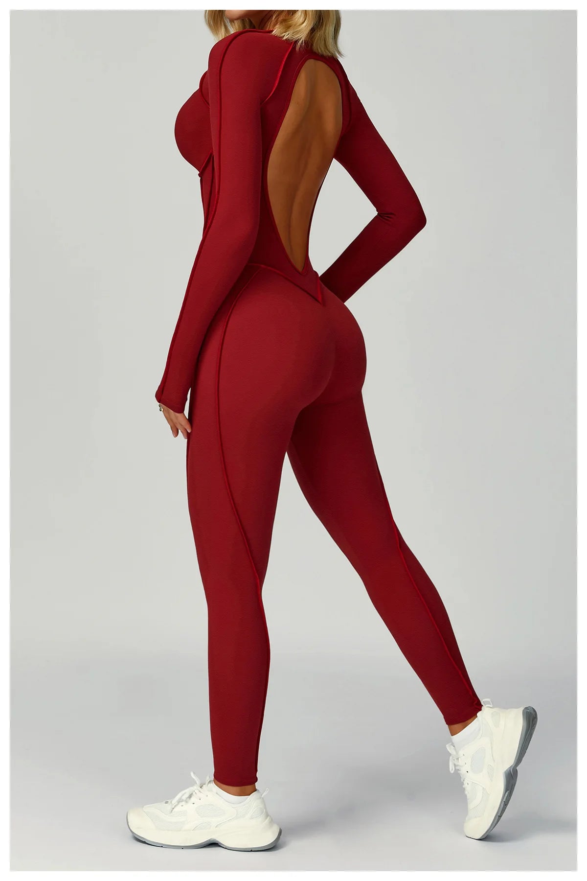 Women’s Long Sleeve Yoga Jumpsuit