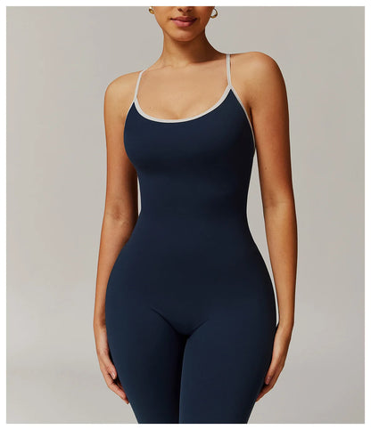 Women’s V-Back Yoga Jumpsuit