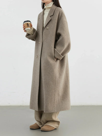 Double-Breasted Wool Coat – Autumn/Winter 2025