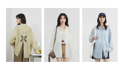 Hollow Back Blouse – Spring/Summer 2025 Collection