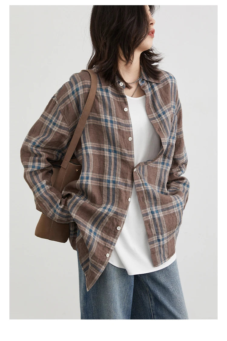 Casual U-Neck Long Sleeve Tee – Spring/Autumn 2025 Collection